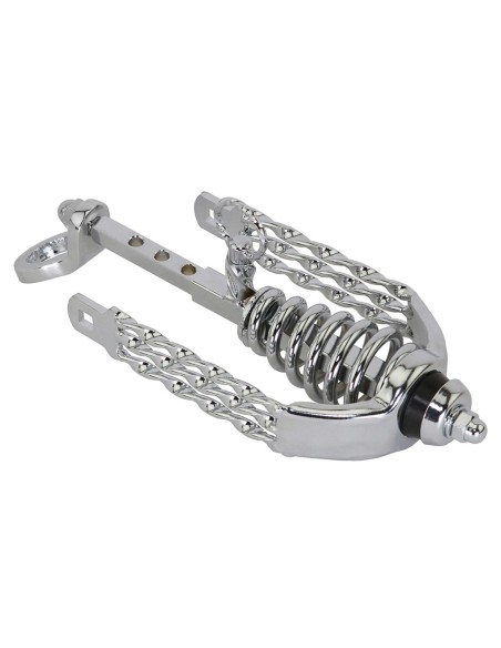 Spring Fork Slammer W/Triple Flat Twisted Crown Chrome.